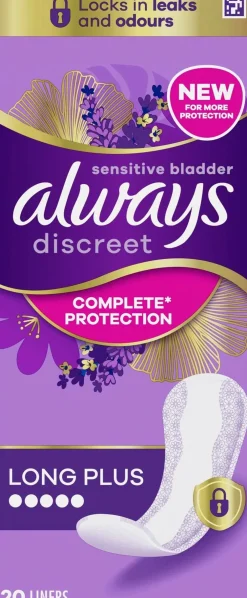 Always Discreet Long Plus 20kpl inkontinenssisuoja