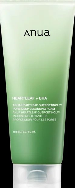 Anua heartleaf quercetinol pore deep cleansing foam 150ml