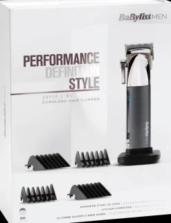 BaByliss hiustenleikkuukone Super X Metal Chrome