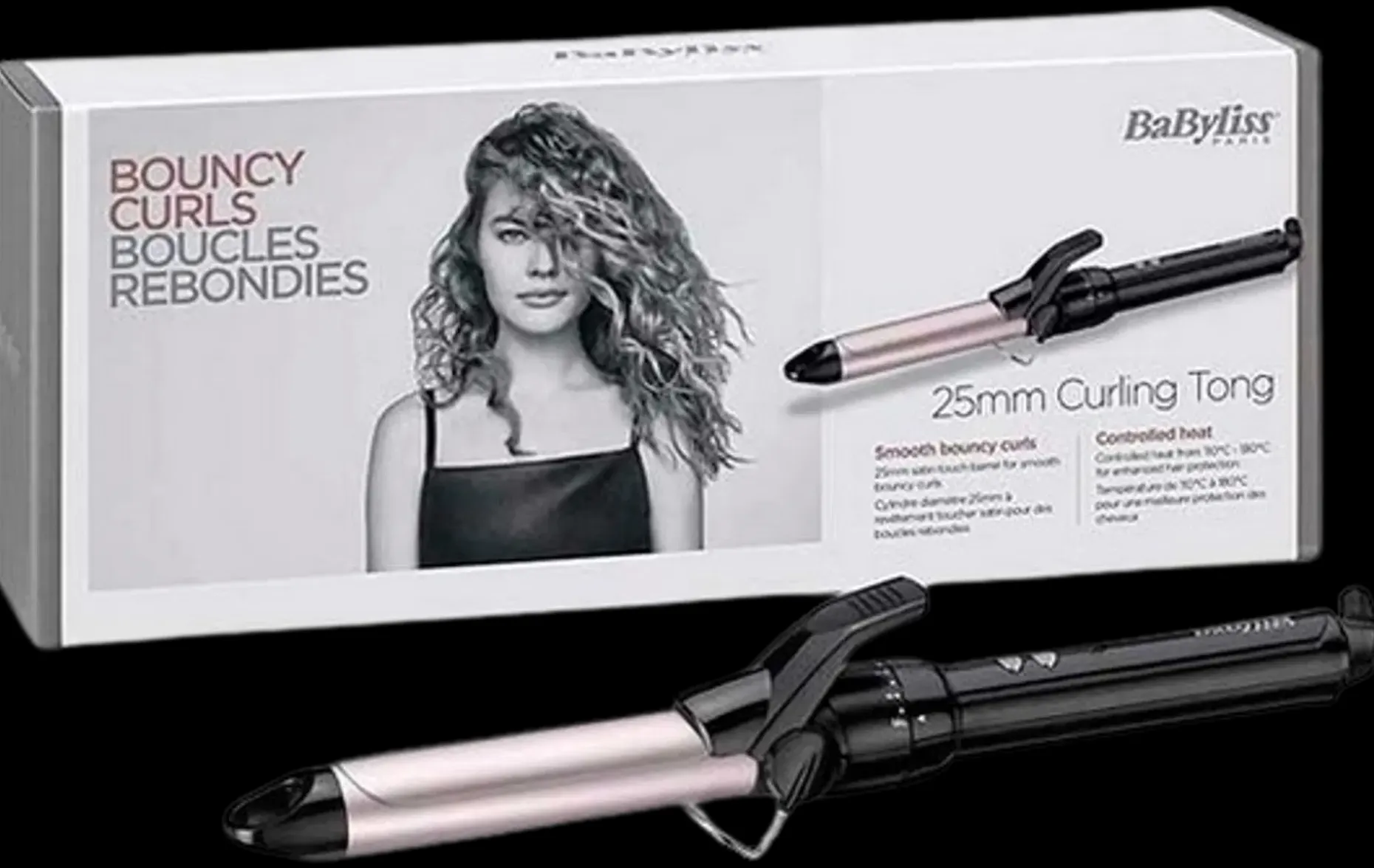 BaByliss kiharrin Curling Tong 25 mm