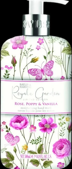 Baylis & Harding Royale Garden Rose, Poppy & Vanilla 500ml käsisaippua