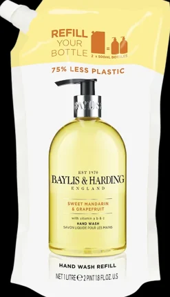 Baylis & Harding Sweet Mandarin & Grapefruit käsisaippua täyttöpakkaus 1000ml