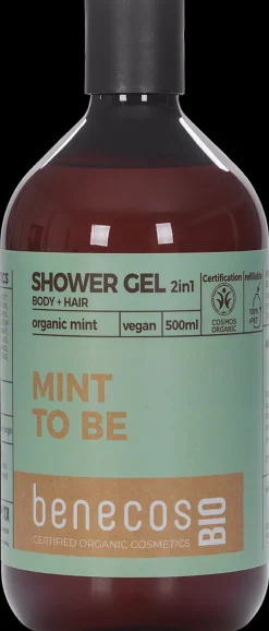 benecosBIO luomu minttu suihkugeeli 2in1 500 ml