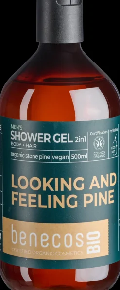 benecosBIO luomu pinjamänty suihkugeeli 2in1 500 ml