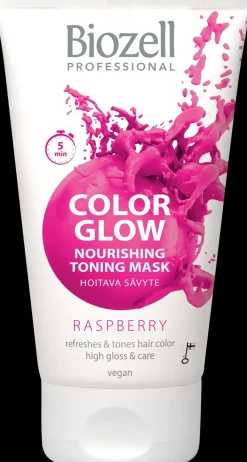 Biozell Color Glow Hoitava sävytenaamio Raspberry 150ml