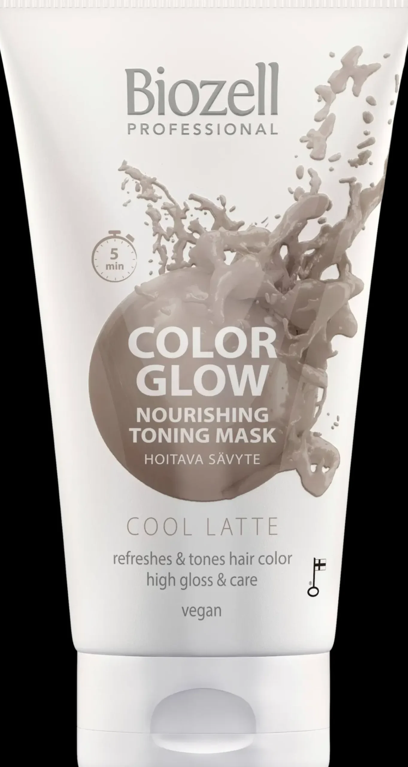 Biozell Color Glow Hoitava sävytenaamio Cool Latte 150ml
