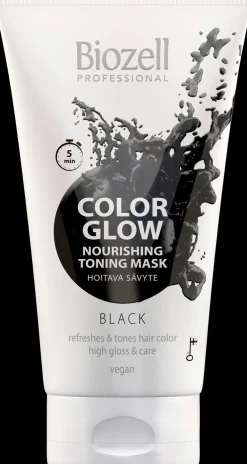 Biozell Color Glow Hoitava sävytenaamio Black 150ml