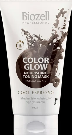 Biozell Color Glow Hoitava sävytenaamio Cool Espresso 150ml