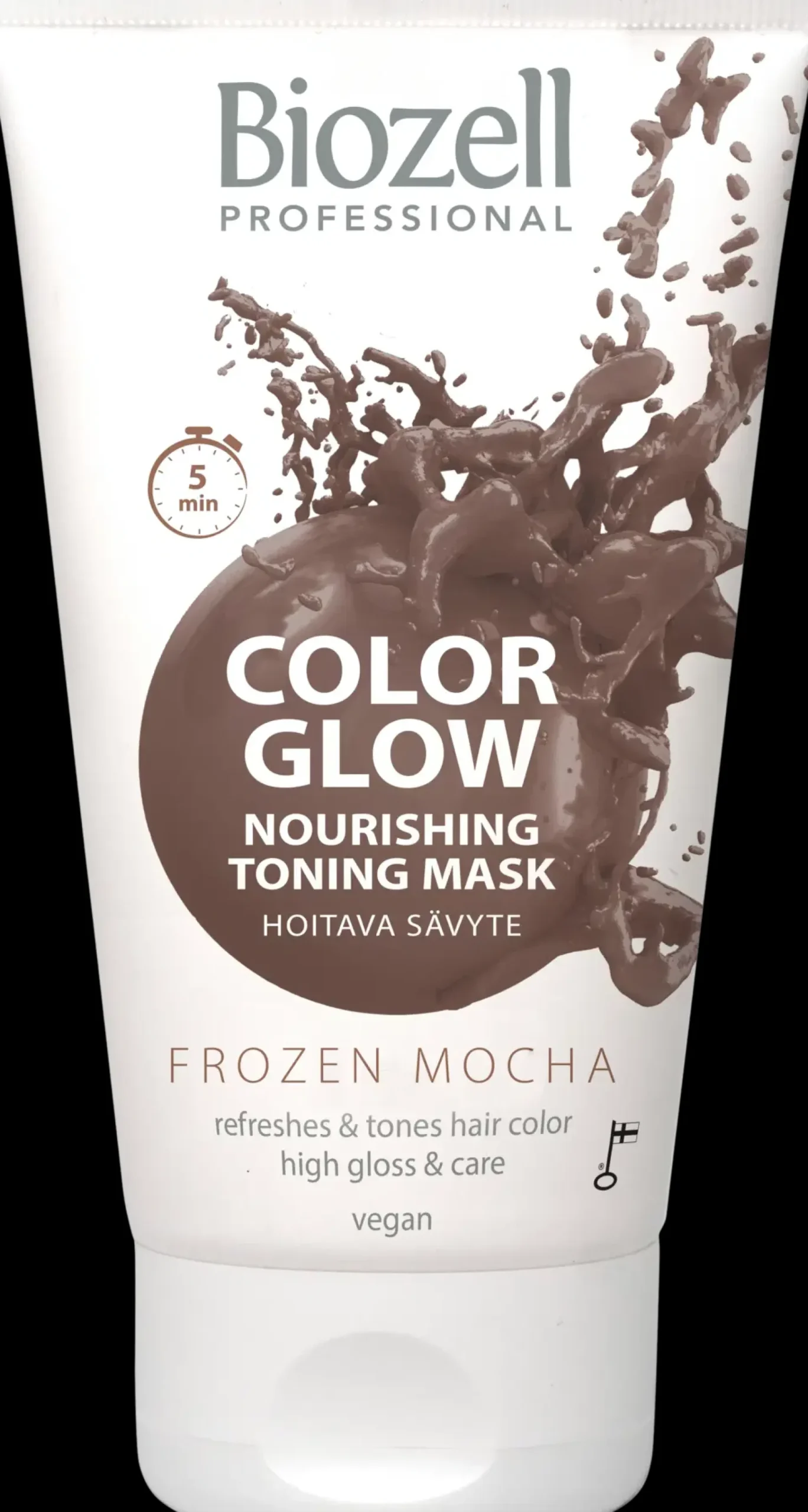 Biozell Color Glow Hoitava sävytenaamio Frozen Mocha 150ml
