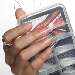 Bluesky Soft Gel Kokokynnen Tipit, Stiletto