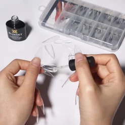 Bluesky Soft Gel Kokokynnen Tipit, Stiletto