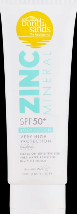 Bondi Sands SPF50+ Mineral Body Lotion aurinkosuojavoide vartalolle 120 ml