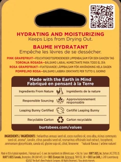 Burt's Bees Lipbalm Grapefruit huulirasva greippi 4,25 g