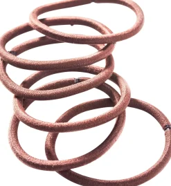 Cailap Hiuslenkki ruskea pyöreä 6 kpl