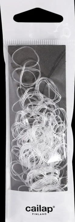 Cailap Silikonihiuslenkki kirkas 60 kpl
