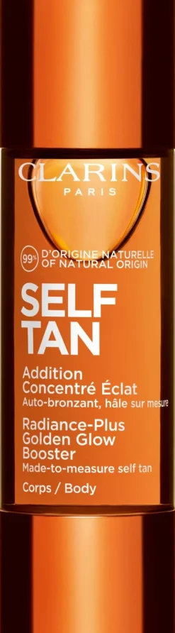 Clarins Self Tan Radiance-Plus Golden Glow Booster itseruskettava tiiviste vartalolle 30 ml