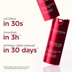 Clarins Total eye lift silmänympärysvoide täyttöpakkaus 15ml