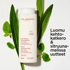 Clarins Velvet Cleansing Milk puhdistusemulsio täyttöpakkaus 400 ml