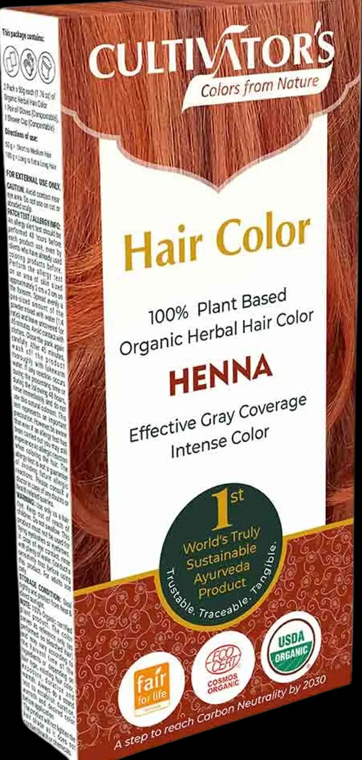 Cultivators Hair Color Kasviväri Henna 100g