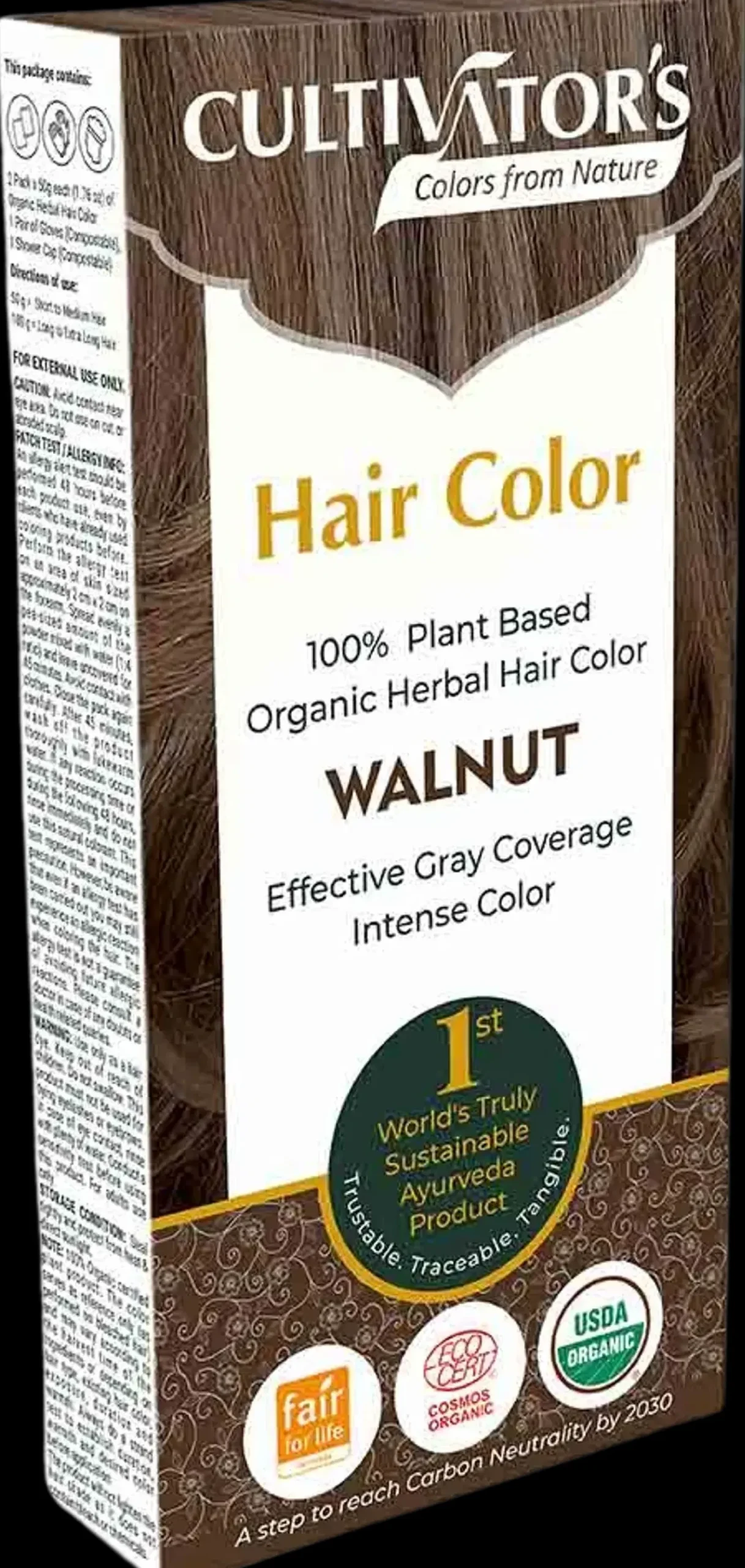 Cultivator's Hair Color Kasviväri Walnut 100g