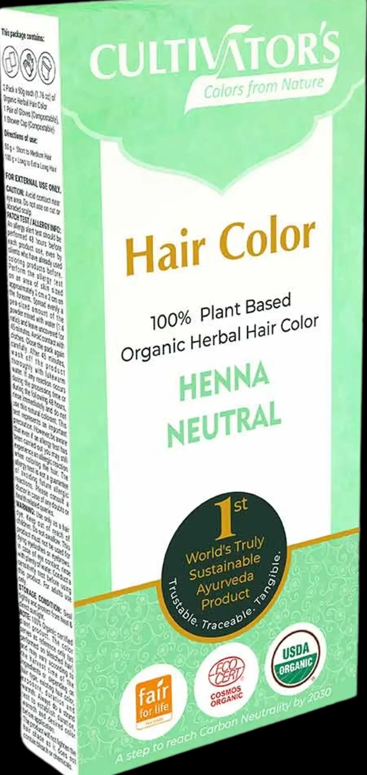 Cultivator's Hair Color Kasviväri Henna Neutral (Cassia) 100g