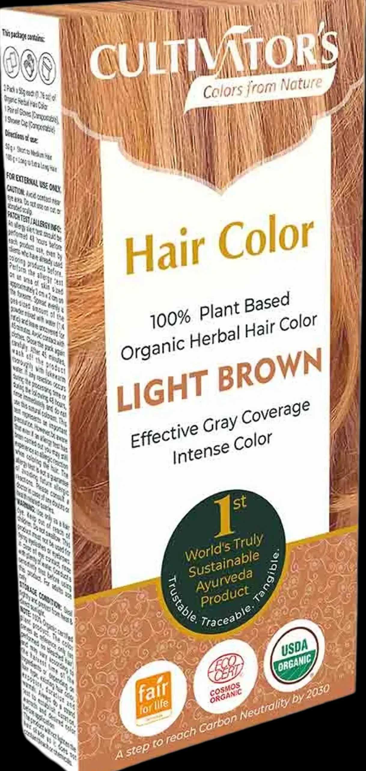 Cultivator's Hair Color Kasviväri Light Brown 100g