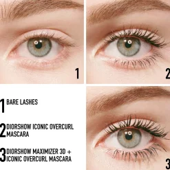 DIOR Diorshow iconic overcurl waterproof mascara vedenkestävä ripsiväri 091 black 6g