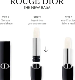 DIOR Rouge Dior Balm Refill Universal Lip Balm Refill huulivoiteen täyttöpakkaus 3,2 g
