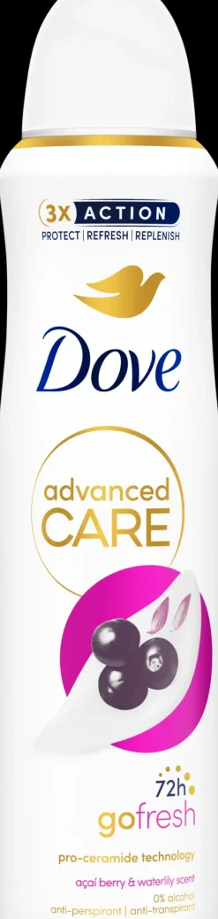 Dove 72h Advanced Care Go Fresh Acai & Water Lily Antiperspirant Deo Spray 150 ML