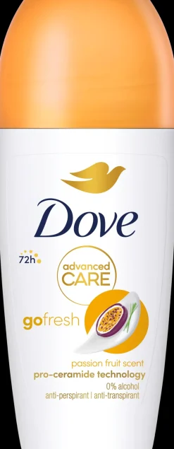 Dove 72h Advanced Care Passion Fruit Antiperspirantti Deodorantti Roll-on mukana kosteusvoide 50 ml