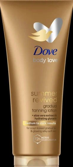 Dove Summer Revived Medium to Dark Itseruskettava luonnollinen hehku 200 ml