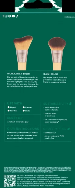 Ecotools Blush & Highlight Duo meikkisivellinsetti