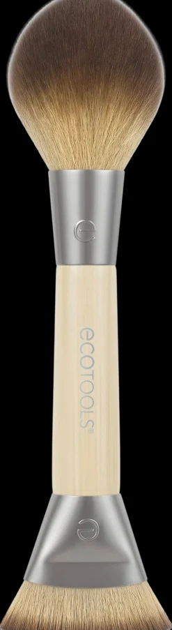 EcoTools Sculpt + Bronze Dual-Ended Brush -kaksipäinen meikkisivellin