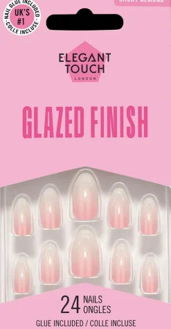 Elegant Touch Gel finish Glitter Nails Glaz'd-tekokynnet