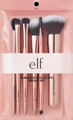 e.l.f. cosmetics Flawless Face Brush Collection meikkisivellinsetti sis. 6 sivellintä