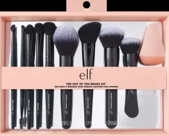 e.l.f. cosmetics Ten Out Of Ten Brush Set meikkisivellinsetti