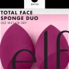 e.l.f. cosmetics Total Face Sponge Duo meikkisieni