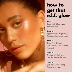 e.l.f. Halo Glow Liquid Filter Shade -korostusväri 31,5 ml