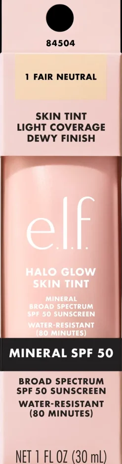 e.l.f. Halo Glow Skin Tint SPF 50 -meikkivoide 30 ml