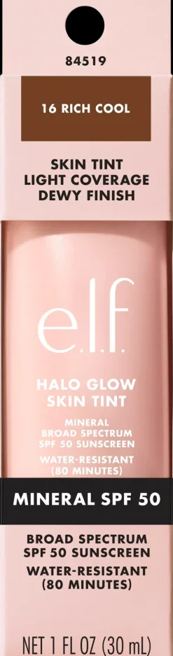 e.l.f. Halo Glow Skin Tint SPF 50 -meikkivoide 30 ml