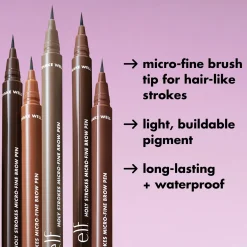 e.l.f. Holy Strokes Micro-Fine Brow Pen kulmakynä 0,05 g