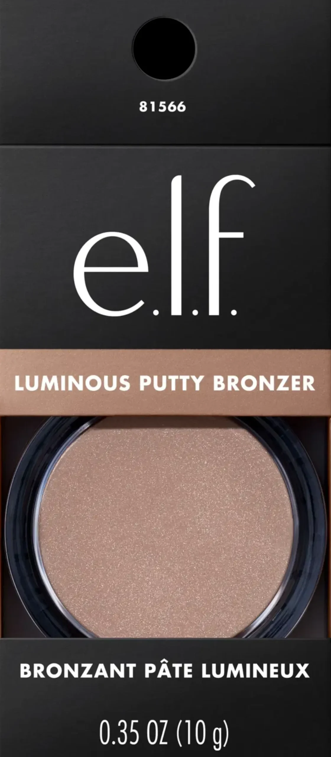 e.l.f. Luminous Putty Bronzer aurinkopuuteri 10 g