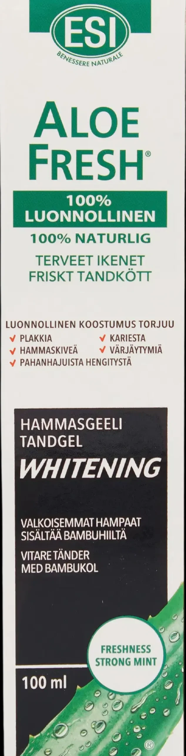 ESI Aloe Fresh Whitening Bambuhiili hammastahna100 ml