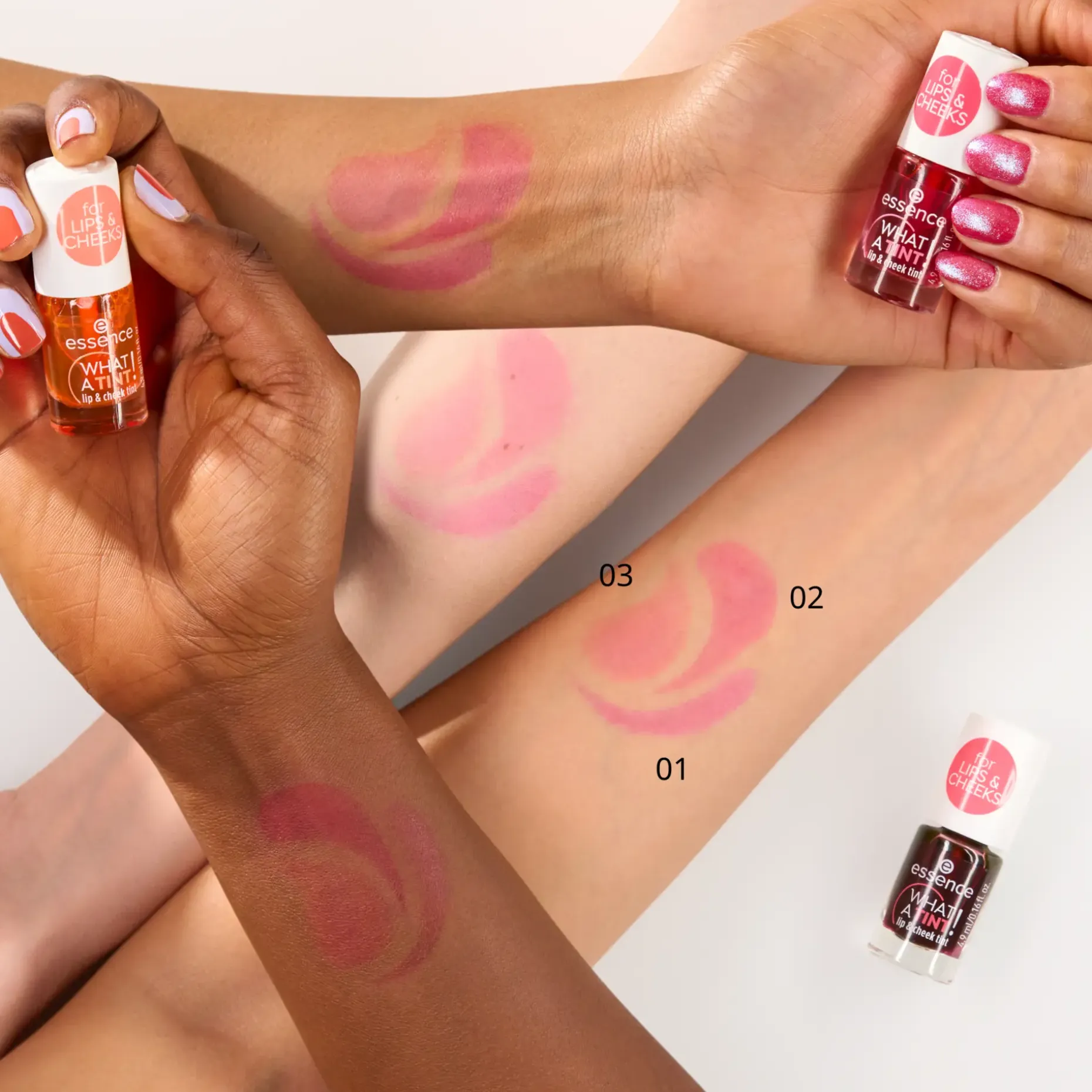 essence WHAT A TINT! lip & cheek tint 01 Kiss from a rose 4.9 ml