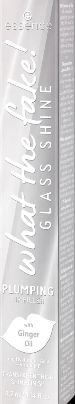 essence what the fake! GLASS SHINE PLUMPING LIP FILLER 01 Oh So Glassy! 4.2 ml