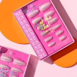 essence what the fake! PRESS-ON NAILS manicure set 02 CAT EYE 28 st