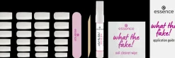 essence what the fake! PRESS-ON NAILS manicure set 04 BARE WHITE 28 st