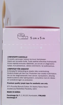 Faceimage lymfateippi kasvoille 5cm x 5m