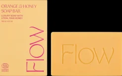 Flow Cosmetics Orange & Honey -palasaippua kasvoille, käsille, vartalolle ja sheivaukseen 120g