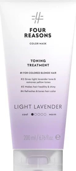 Four Reasons Color Mask Toning Treatment Light Lavender sävyttävä tehohoito 200 ml